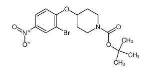 t-Butyl 4-(2-bromo-4-nitrophenoxy)piperidine-1-carboxylate 337520-16-8