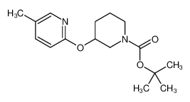 tert-butyl 3-(5-methylpyridin-2-yl)oxypiperidine-1-carboxylate 939986-13-7