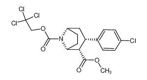 155509-47-0 spectrum, (1R,2S,3S,5S)-2-methyl 8-(2,2,2-trichloroethyl) 3-(4-chlorophenyl)-8-azabicyclo[3.2.1]octane-2,8-dicarboxylate