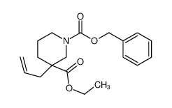 3-(2-丙烯-1-基)-1,3-哌啶二羧酸 3-乙基 1-(苯基甲基)酯