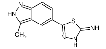 885223-59-6 5-(3-甲基-1H-吲唑-5-基)-1,3,4-噻二唑-2-胺