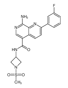 1449276-92-9 structure, C19H18FN5O3S