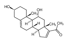 53052-93-0 spectrum, 3β,11α-dihydroxy-5,16-dien-pregnane-20-one