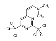 (E)-2-[4,6-Bis(trichloromethyl)-1,3,5-triazin-2-yl]-N,N-dimethyle thenamine