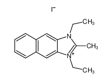 139167-41-2 spectrum, 1,3-diethyl-2-methyl-1H-naphth(2,3-d)imidazolium iodide