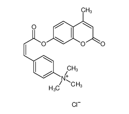 4-Methylumbelliferyl p-trimethylammoniocinnamate chloride 34197-47-2