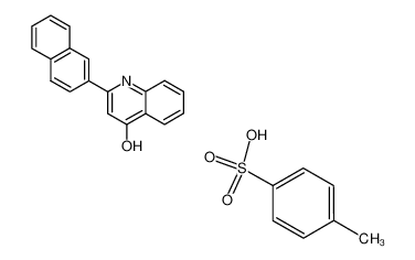 2-(2-naphthyl)-4-hydroxyquinoline p-toluenesulfonic acid salt 194919-89-6