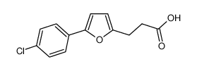 3-[5-(4-氯苯基)-2-呋喃]-丙酸