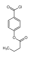 (4-carbonochloridoylphenyl) butanoate 61096-97-7