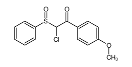 162147-95-7 2-chloro-1-(4-methoxyphenyl)-2-(phenylsulfinyl)-1-ethanone