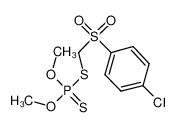 62059-34-1 structure, C9H12ClO4PS3