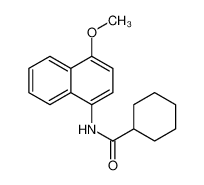 N-(4-methoxynaphthalen-1-yl)cyclohexanecarboxamide 101564-22-1