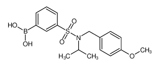 (3-(N-Isopropyl-N-(4-methoxybenzyl)sulfamoyl)phenyl)boronic acid 1217501-23-9