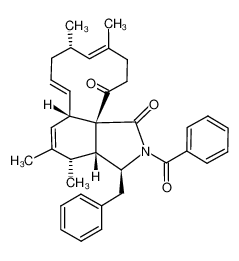 129063-35-0 spectrum, (13E,16S,17E)-2-Benzoyl-16,18-dimethyl-10-phenyl[11]cytochalasa-6(7),13,17-triene-1,21-dione