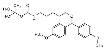 1204225-81-9 spectrum, tert-butyl (5-(bis(4-methoxyphenyl)methoxy)pentyl)carbamate