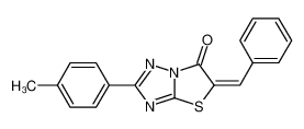 5-benzylidene-2-(4-methylphenyl)[1,3]thiazolo[3,2-b][1,2,4]triazol-6(5H)-one 606952-36-7