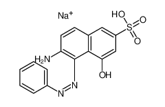 6300-69-2 structure, C16H13N3NaO4S+