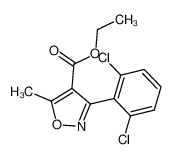 3-(2,6-Dichlorophenyl)-5-methyl-4-isoxazolylcarboxylic Acid Ethyl Ester 24248-21-3