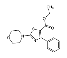 ethyl 2-morpholin-4-yl-4-phenyl-1,3-thiazole-5-carboxylate 55040-86-3