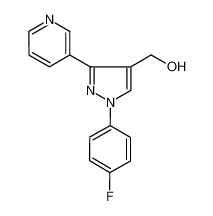 (1-(4-FLUOROPHENYL)-3-(PYRIDIN-3-YL)-1H-PYRAZOL-4-YL)METHANOL 618444-47-6