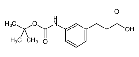 3-{3-[(叔丁氧羰基)氨基]苯基}丙酸