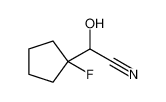 2-(1-Fluorocyclopentyl)-2-hydroxyacetonitrile 79205-55-3
