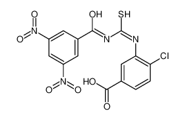 4-chloro-3-[(3,5-dinitrobenzoyl)carbamothioylamino]benzoic acid 530146-17-9