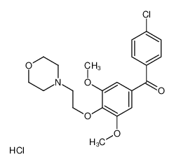 31848-02-9 structure, C21H25Cl2NO5