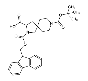 2-(((9H-芴-9-基)甲氧基)羰基)-8-(叔丁氧基羰基)-2,8-二氮杂螺[4.5]癸烷-3-羧酸