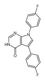 907585-52-8 5,7-bis(4-fluorophenyl)-7H-pyrrolo[2,3-d]pyrimidin-4(3H)-one