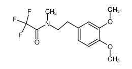 110527-65-6 spectrum, N-methyl-N-(2-(3',4'-dimethoxyphenyl)ethyl)trifluoroacetamide