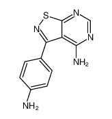 3-(4-aminophenyl)-[1,2]thiazolo[5,4-d]pyrimidin-4-amine 605660-66-0