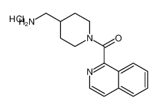 [4-(aminomethyl)piperidin-1-yl]-isoquinolin-1-ylmethanone,hydrochloride 1417793-37-3