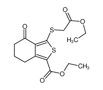 3-[(2-乙氧基-2-氧代乙基)硫代]-4-氧代-4,5,6,7-四氢苯并[c]噻吩-1-羧酸乙酯