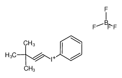 115505-36-7 (3,3-dimethyl-1-butynyl)(phenyl)(tetrafluoroborato)-λ3-iodane