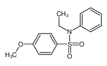 N-Ethyl-4-methoxy-N-phenylbenzenesulfonamide 5343-90-8