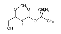 tert-butyl N-(2-hydroxy-1-methoxyethyl)carbamate 113525-88-5