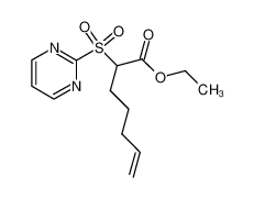 288400-62-4 ethyl 2-(pyrimidin-2-ylsulfonyl)hept-6-enoate