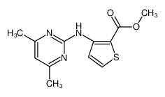 Methyl 3-[(4,6-dimethylpyrimidin-2-yl)amino]-thiophene-2-carboxylate 388565-75-1