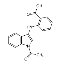 2-[(1-acetylindol-3-yl)amino]benzoic acid 352548-58-4