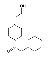 1-[4-(2-hydroxyethyl)piperazin-1-yl]-2-piperidin-4-ylethanone 397869-94-2