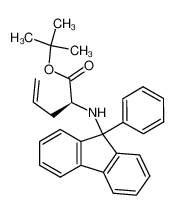 659726-50-8 tert-butyl (2S)-2-[N-(9-phenylfluoren-9-yl)amino]pent-4-enoate