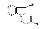 3-(3-methylindol-1-yl)propanoic acid 57662-47-2