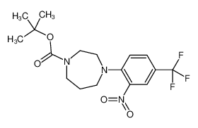 tert-butyl 4-[2-nitro-4-(trifluoromethyl)phenyl]-1,4-diazepane-1-carboxylate 306934-72-5