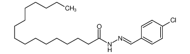 N'-(4-chlorobenzylidene)palmitohydrazide 764653-03-4