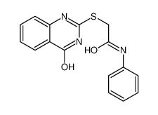 51487-26-4 2-[(4-oxo-1H-quinazolin-2-yl)sulfanyl]-N-phenylacetamide