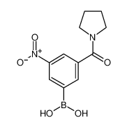 3-硝基-5-(吡咯啉-1-羰基)苯基硼酸