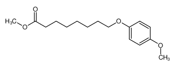 121692-13-5 spectrum, methyl 8-(4-methoxyphenoxy)octanoate