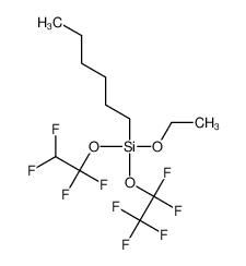 102390-98-7 structure, C12H19F9O3Si