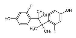 3-fluoro-4-[3-(2-fluoro-4-hydroxyphenyl)-2,3-dimethylbutan-2-yl]phenol 96826-17-4